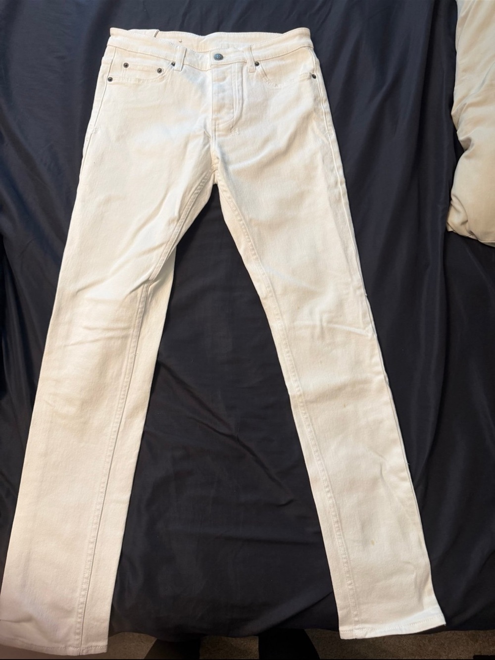 Ksubi Slim Straight White Jeans